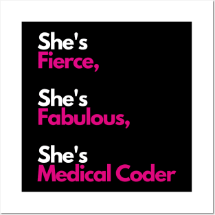 She's a Medical Coder Posters and Art